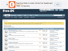 Tablet Screenshot of free-dc.org
